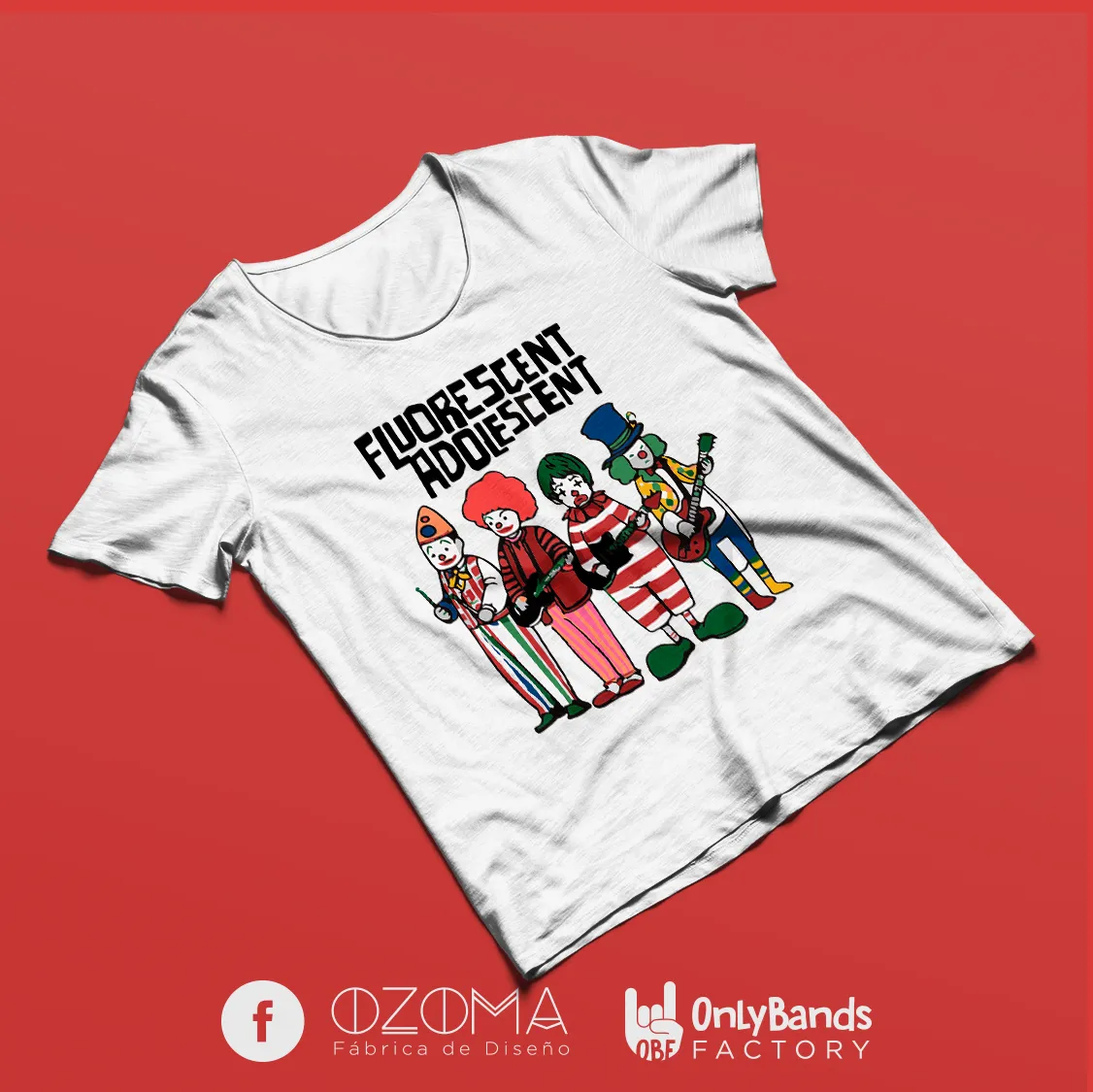 Playera Arctic Monkeys Fluorescent Adolescent - Modelo 2