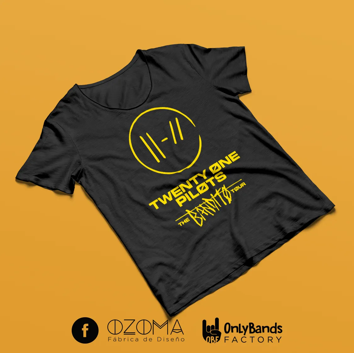 Playera Twenty One Pilots Bandito Tour - Modelo 24