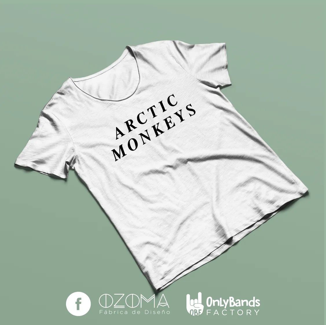 Playera Arctic Monkeys Logo Serif - Modelo 6