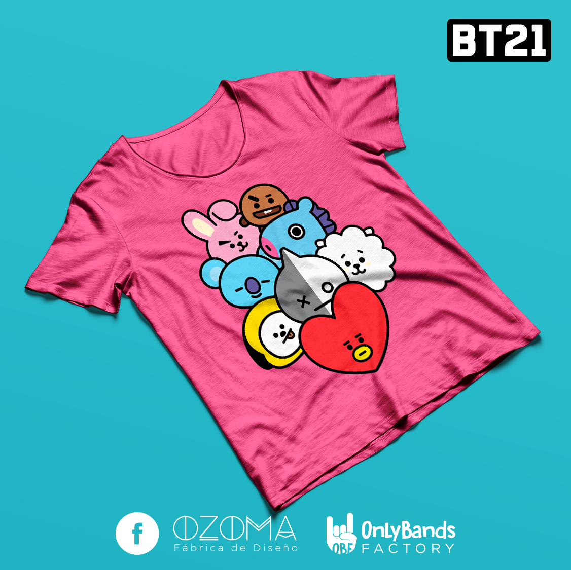 Playera BT21 