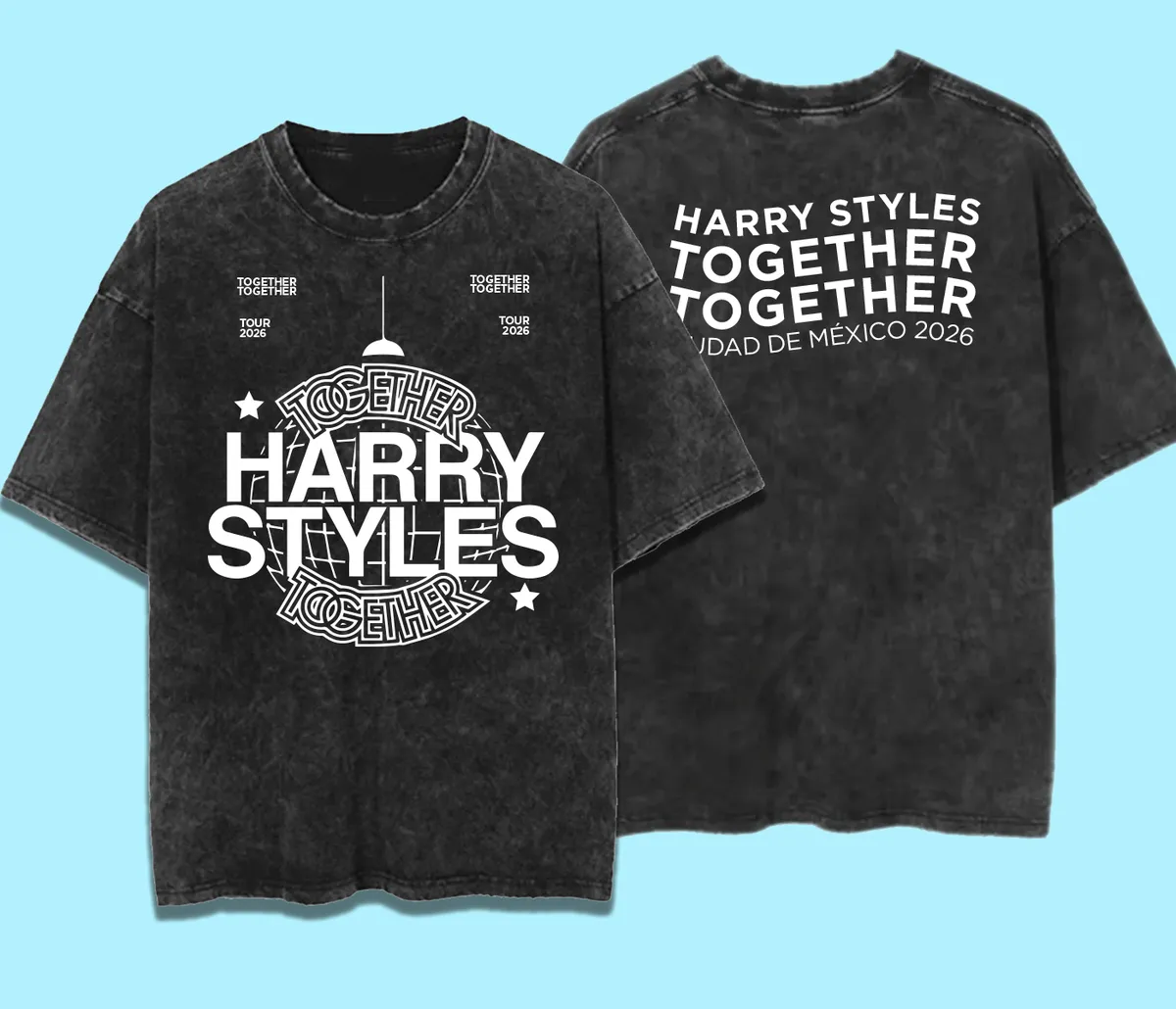 Playera Harry Styles Together Disco Ball 2026 - Modelo 36