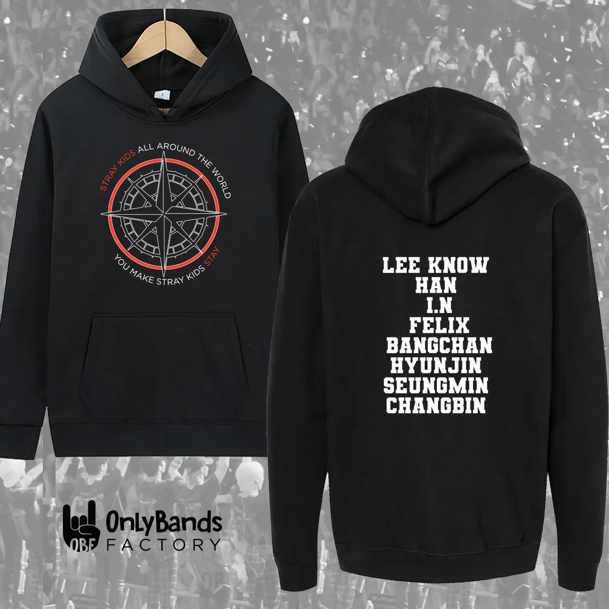 Sudadera Stray Kids All Around The World - Modelo 2