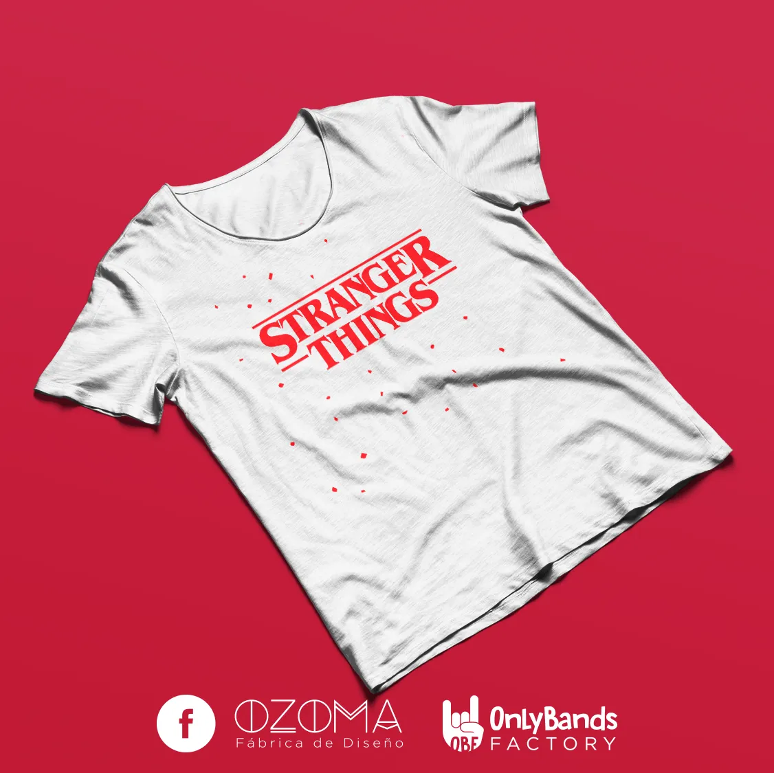 Playera Stranger Things Logo - Modelo 5