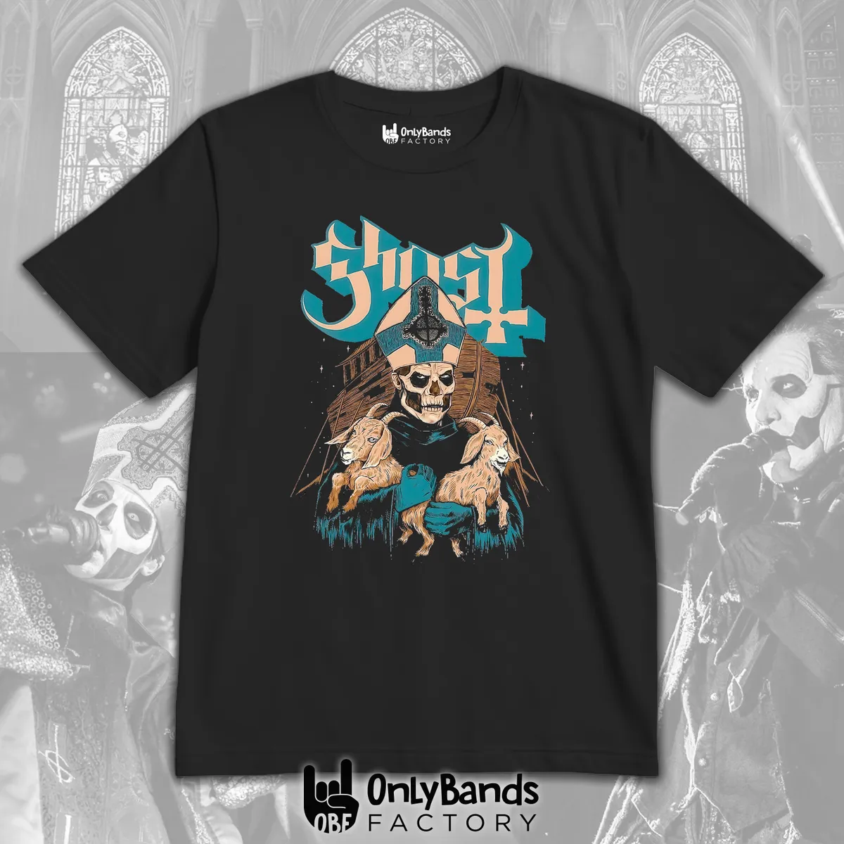Playera Ghost Cabras - Modelo 8
