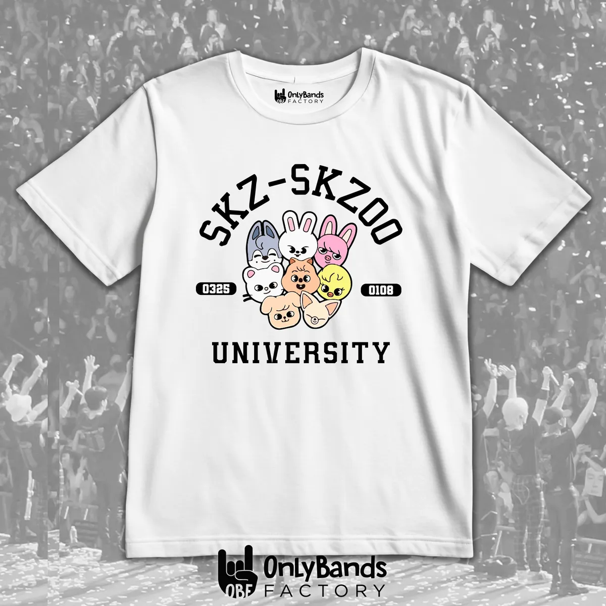 Playera Stray Kids SKZOO University - Modelo 25