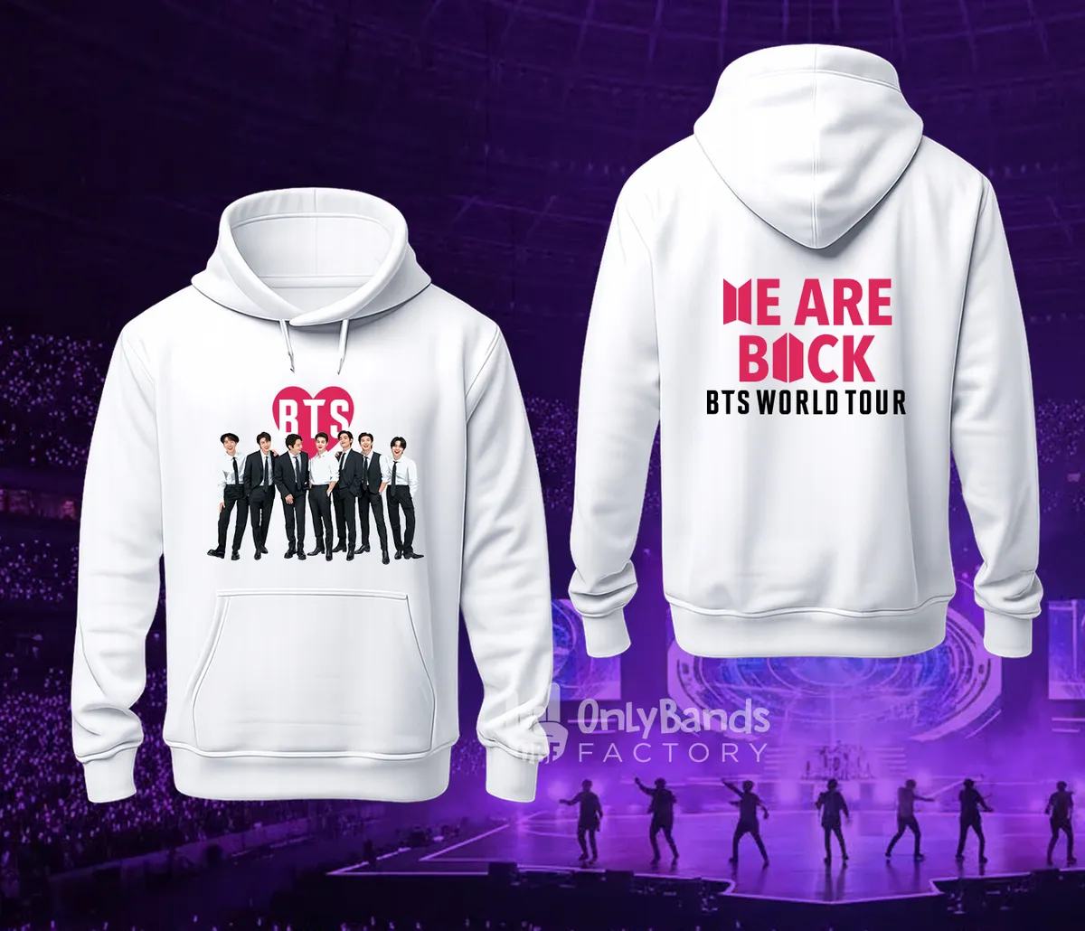 Sudadera BTS World Tour Group Heart - Modelo 20