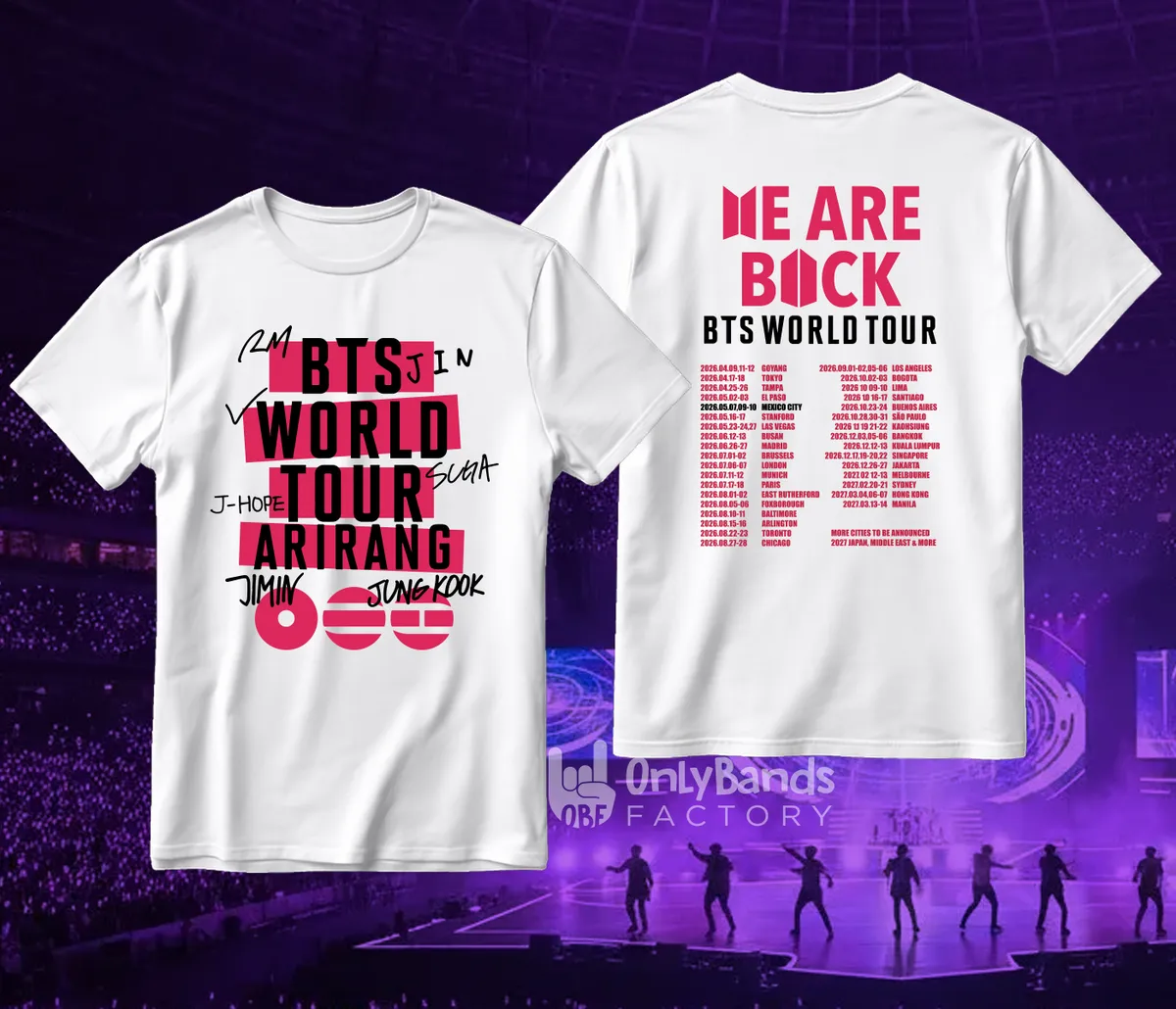 Playera BTS World Tour Ariang - Modelo 16
