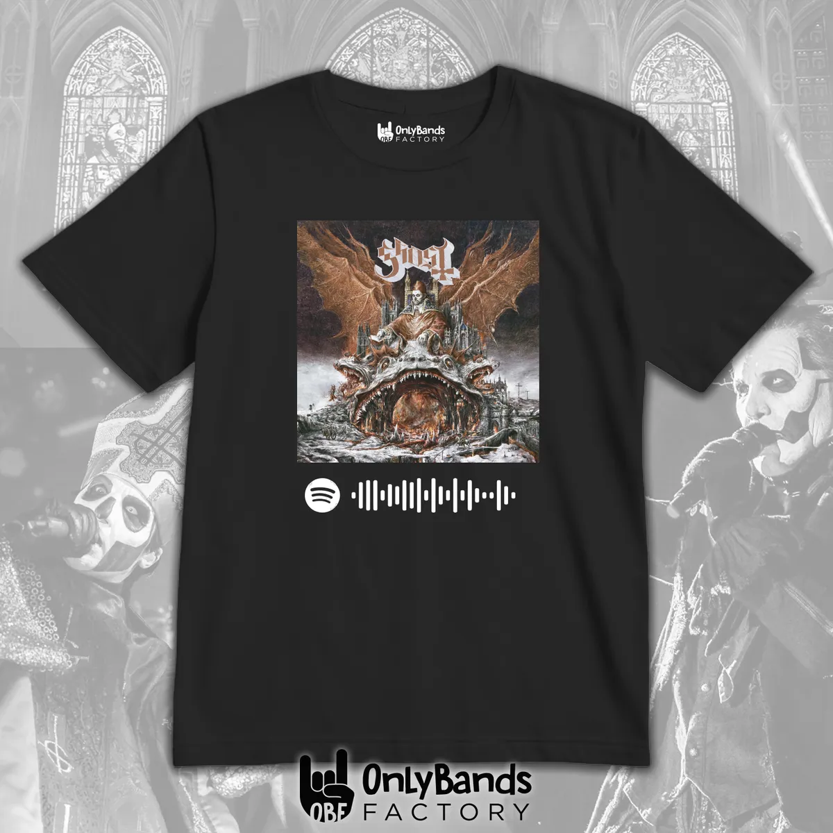 Playera Ghost Prequelle Spotify - Modelo 10