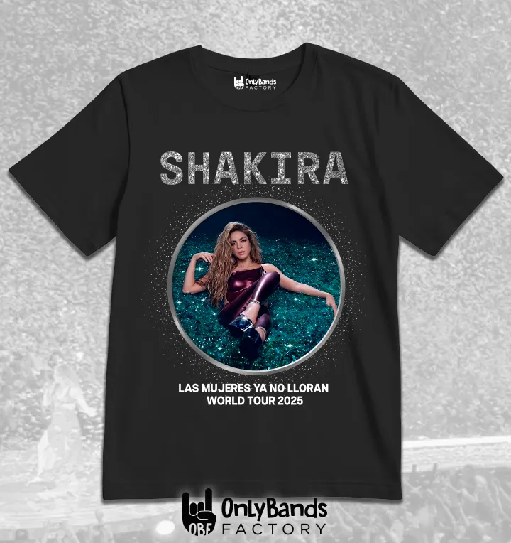 Playera Shakira Las Mujeres Retrato Circular - Modelo 1