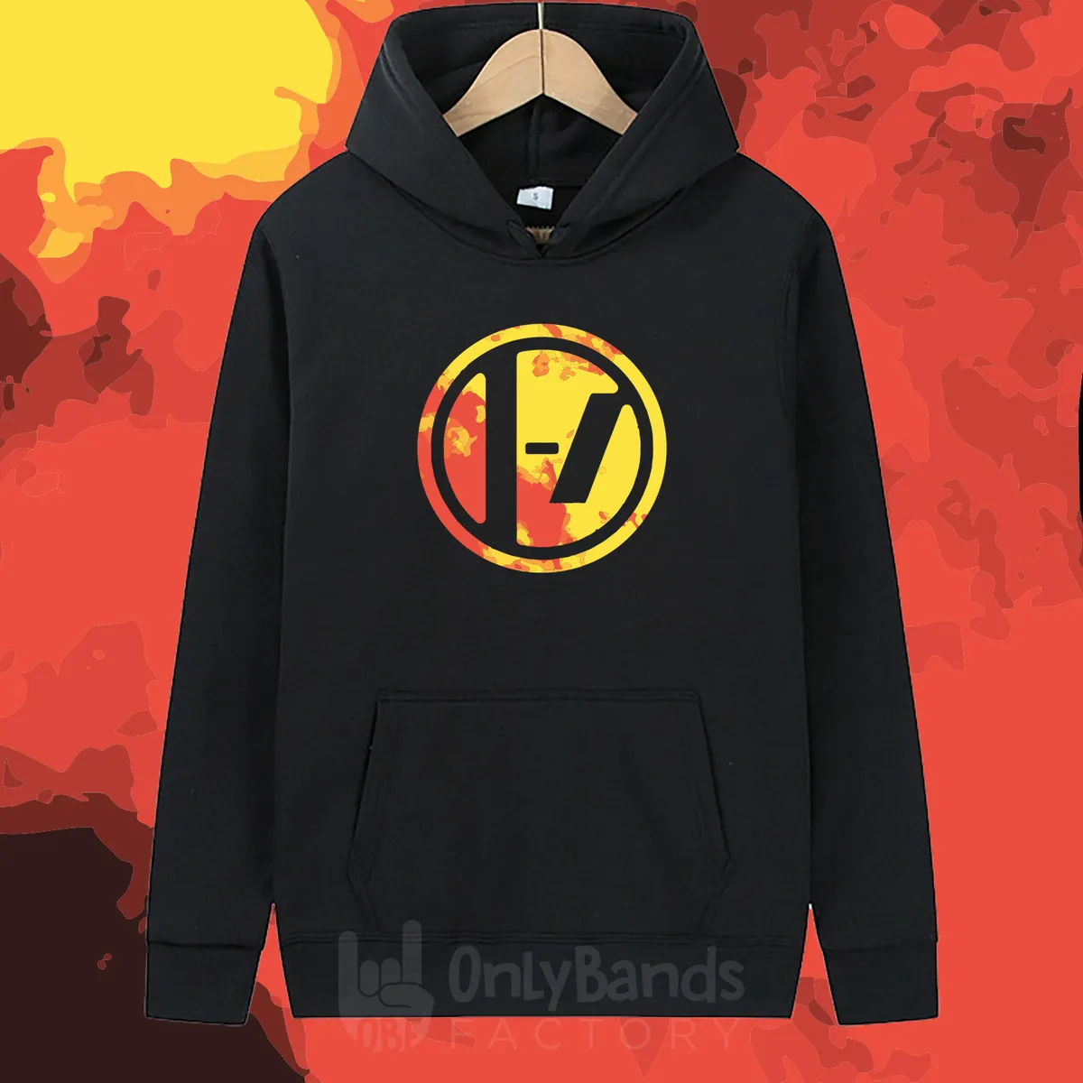 Sudadera Twenty One Pilots Trench Logo Flame - Modelo 15
