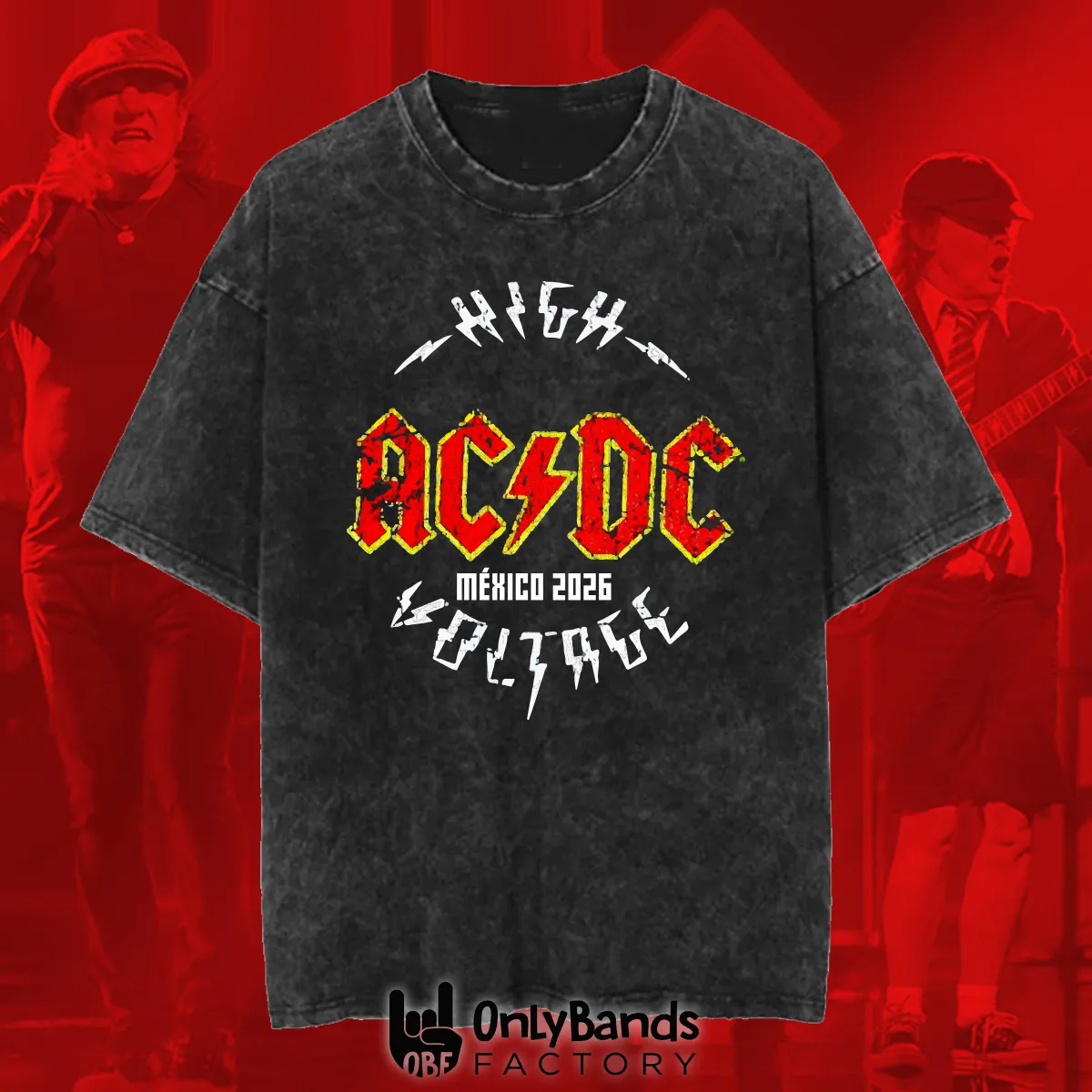 Playera AC/DC High Voltage - Modelo 8