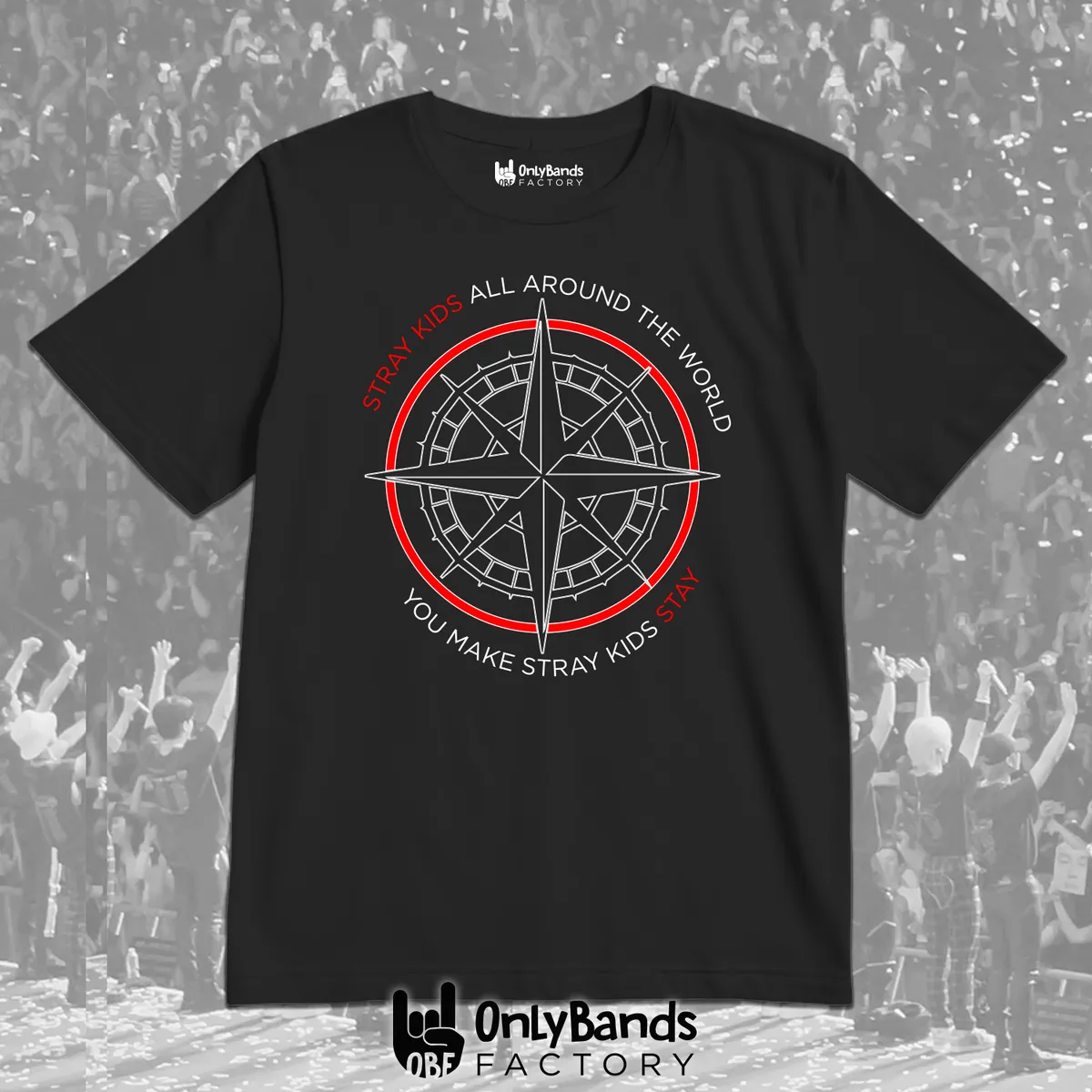 Playera Stray Kids All Around The World - Modelo 5