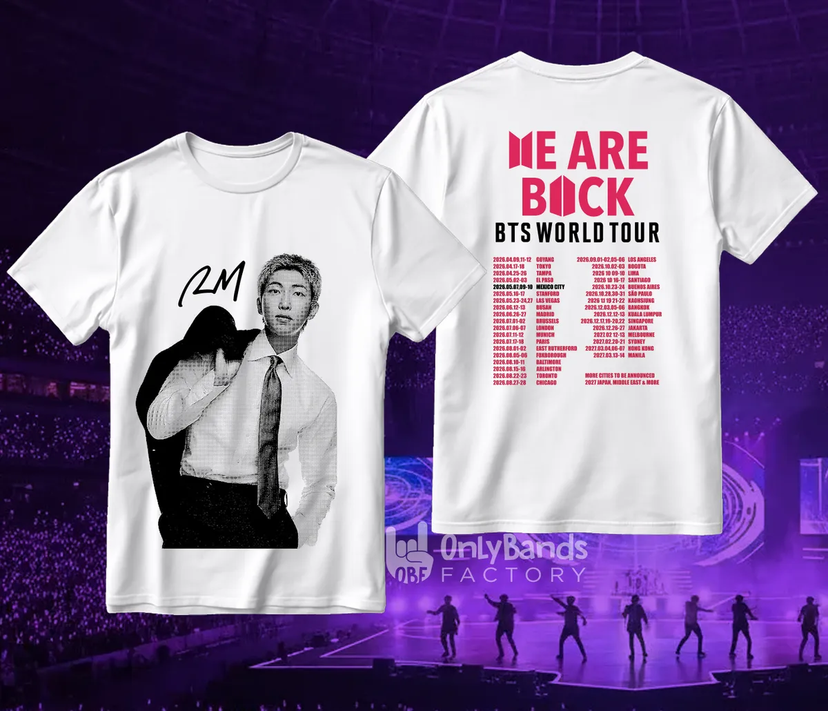 Playera BTS World Tour RM - Modelo 10
