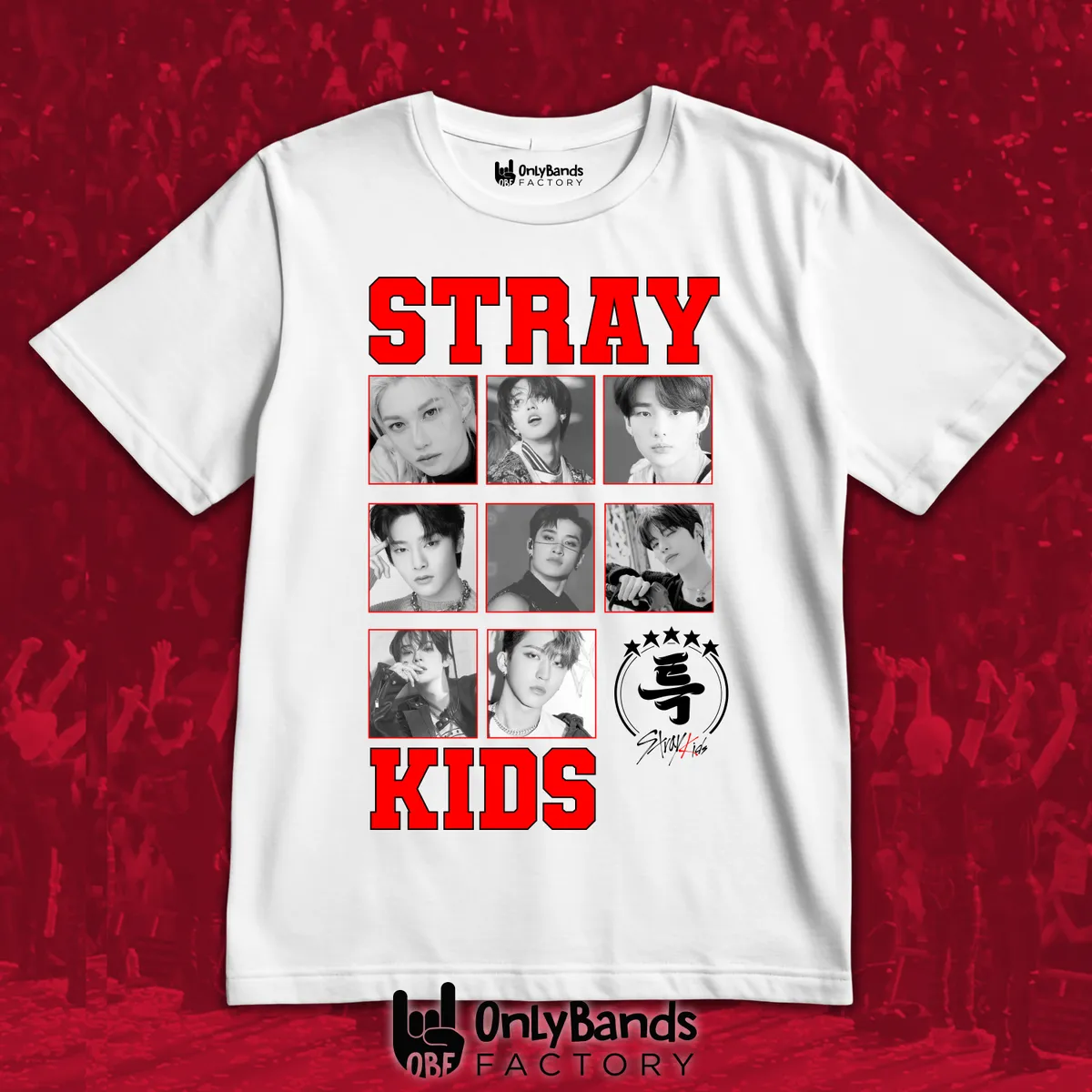 Playera Stray Kids Stray Kids Grid - Modelo 8