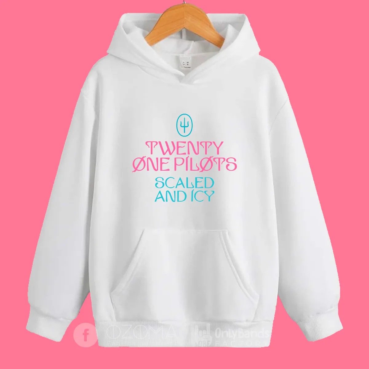 Sudadera Twenty One Pilots Scaled and Icy Logo Text - Modelo 21