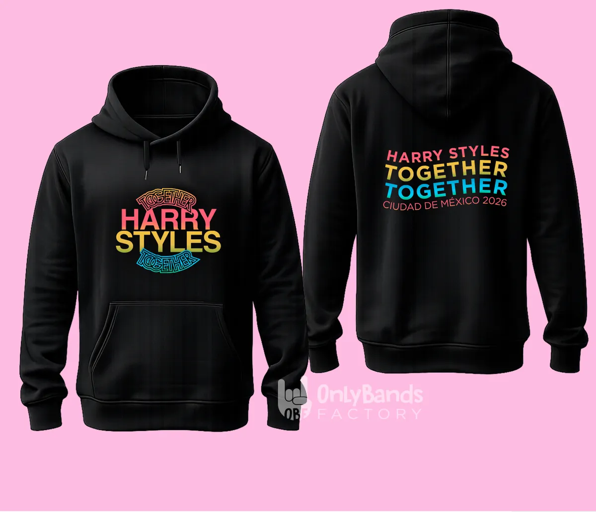 Sudadera Harry Styles Together Logo Color - Modelo 42
