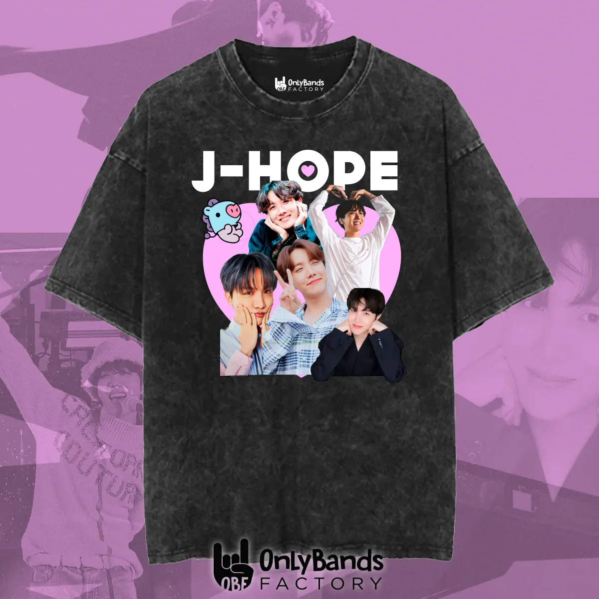 Playera J-Hope Collage Mang - Modelo 6