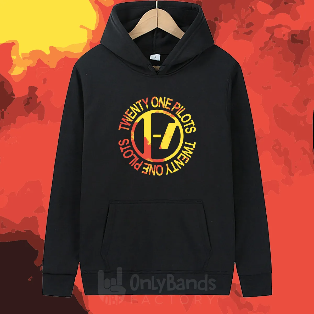 Sudadera Twenty One Pilots Circle Logo Gradient - Modelo 14