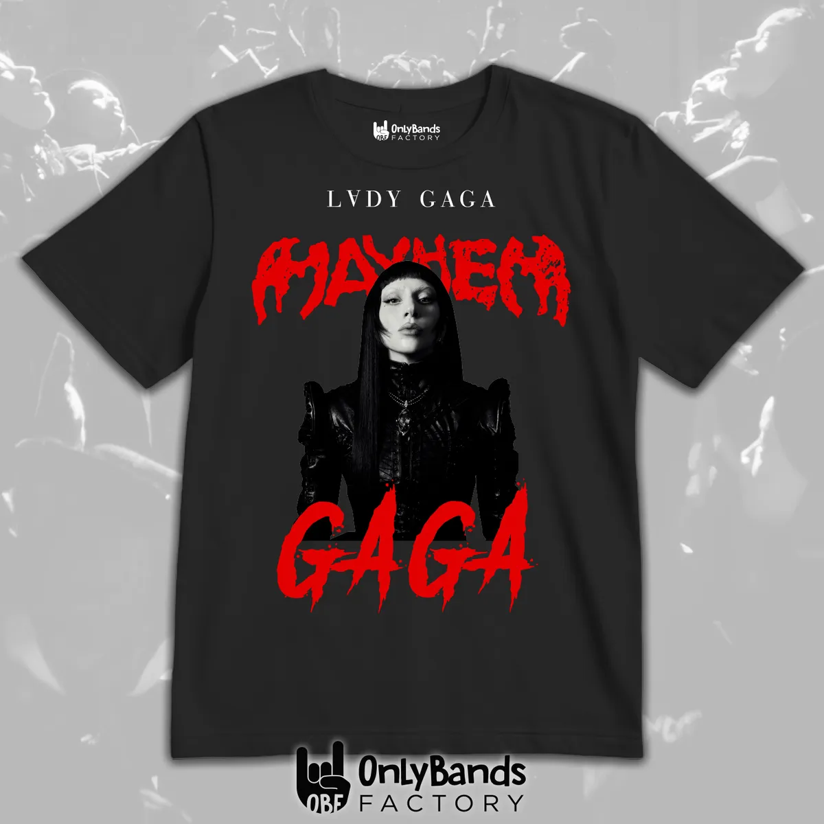 Playera Lady Gaga Mayhem Retrato - Modelo 1