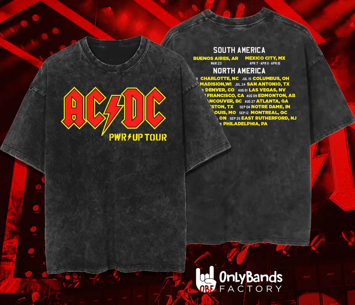Playera AC/DC PWR UP Logo - Modelo 4