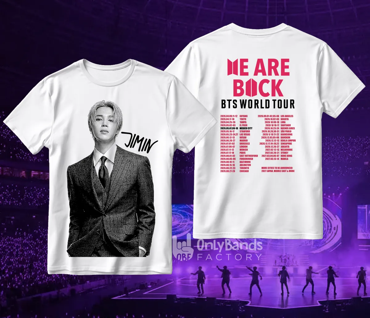 Playera BTS World Tour Jimin - Modelo 7