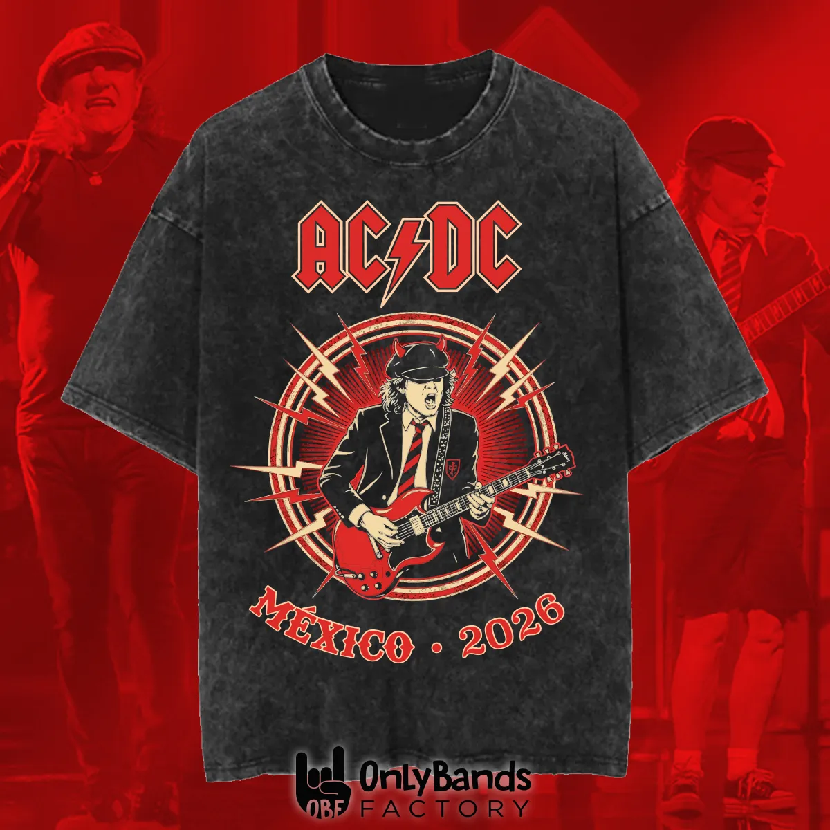 Playera AC/DC Angus Young - Modelo 2
