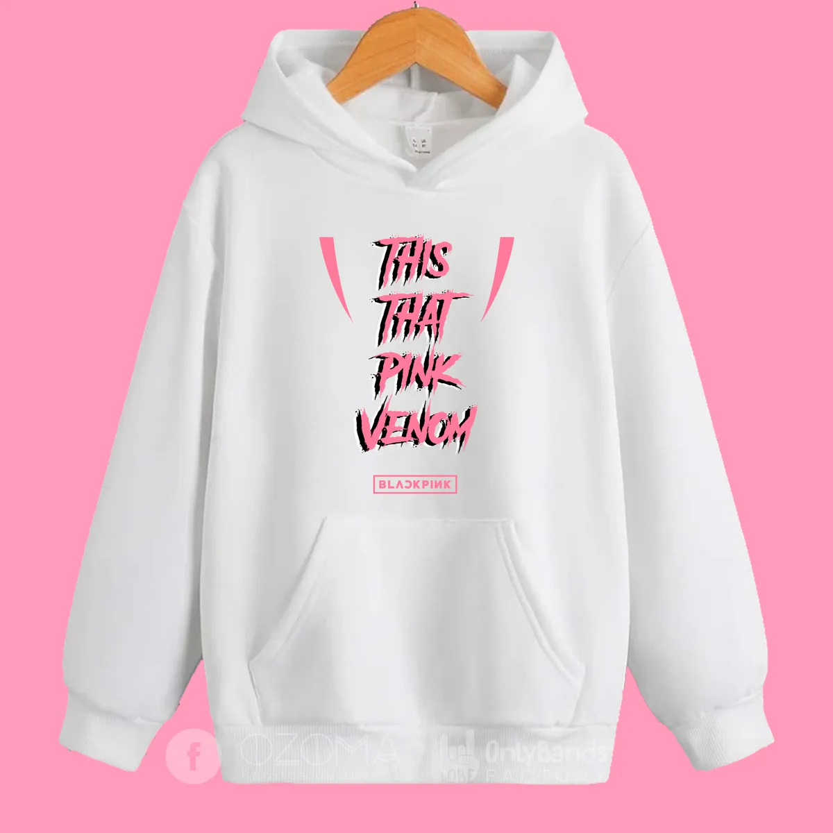 Sudadera Black Pink This That Pink Venom - Modelo 7