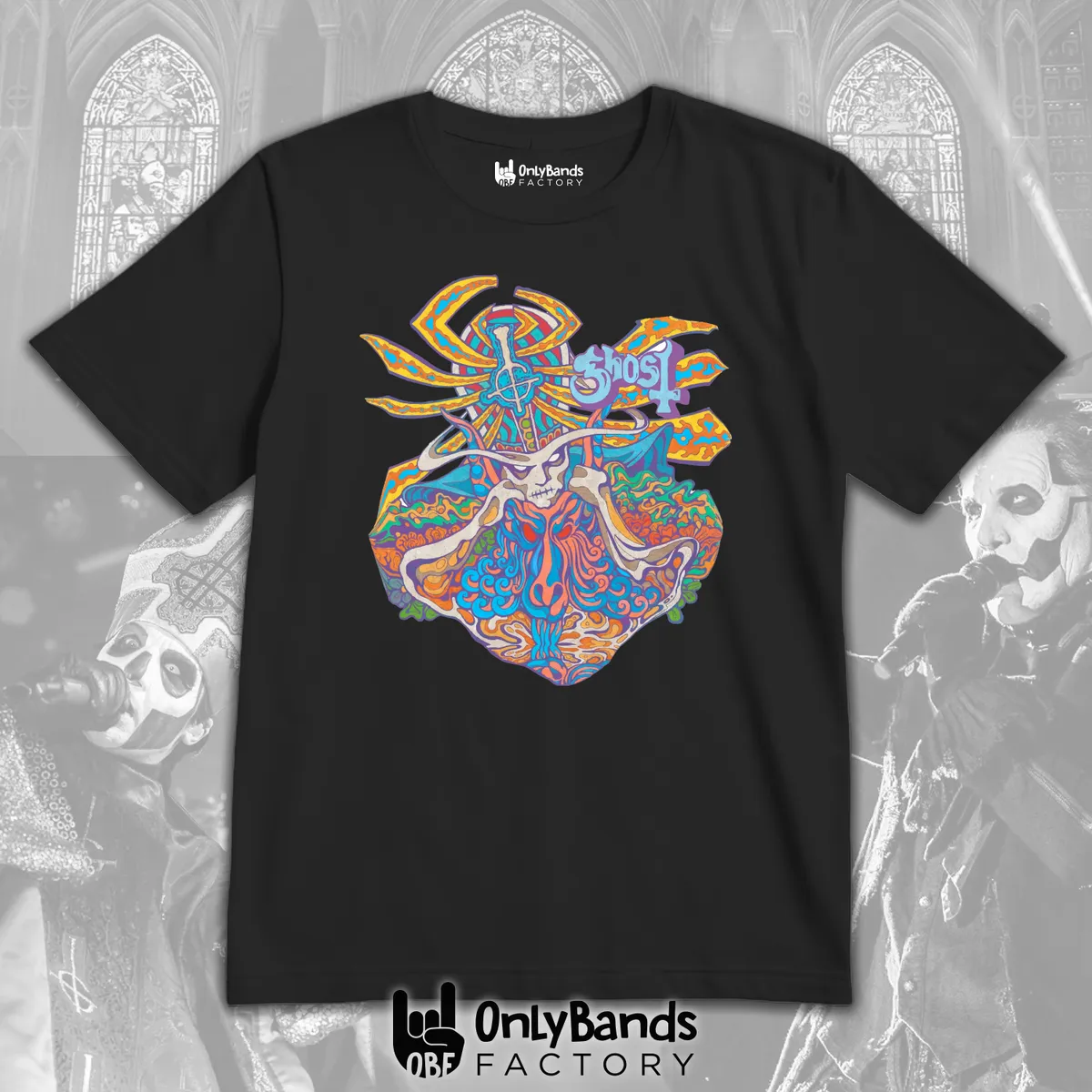 Playera Ghost Psicodélico - Modelo 2