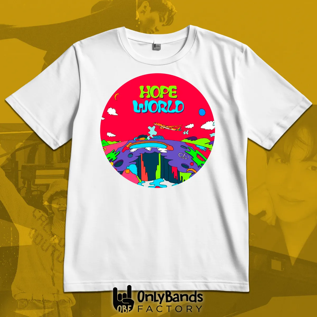 Playera J-Hope Hope World Portada - Modelo 6