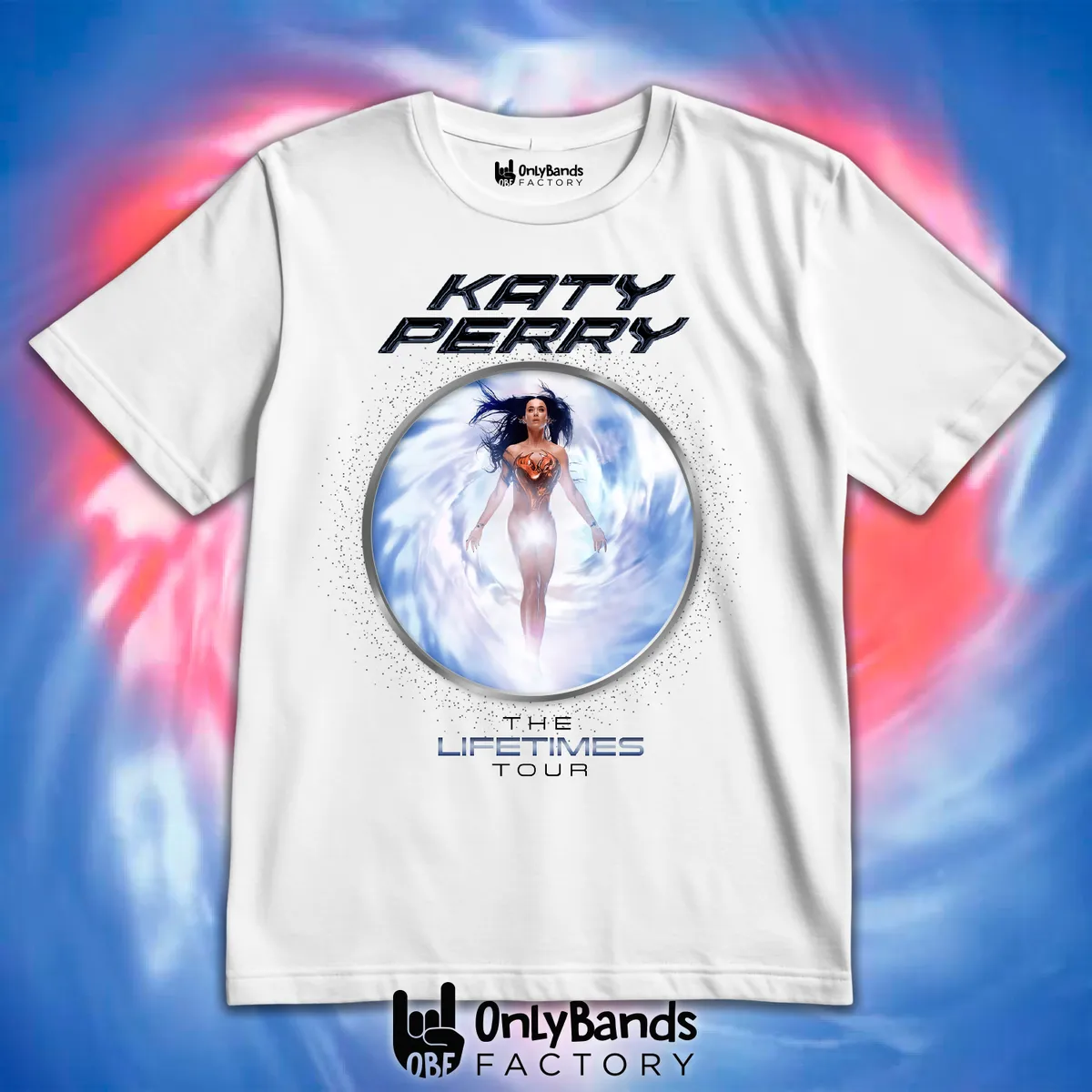 Playera Katy Perry The Lifetimes Tour Retrato - Modelo 5