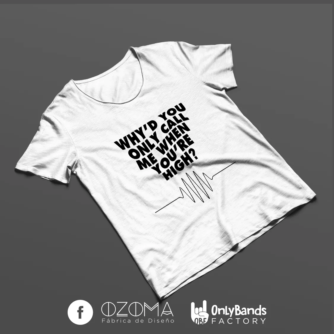 Playera Arctic Monkeys When You're High - Modelo 7