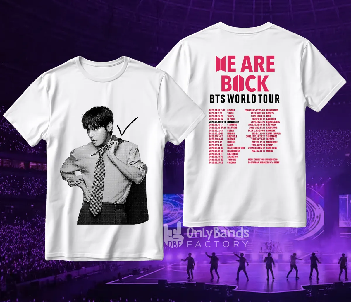 Playera BTS World Tour V - Modelo 18