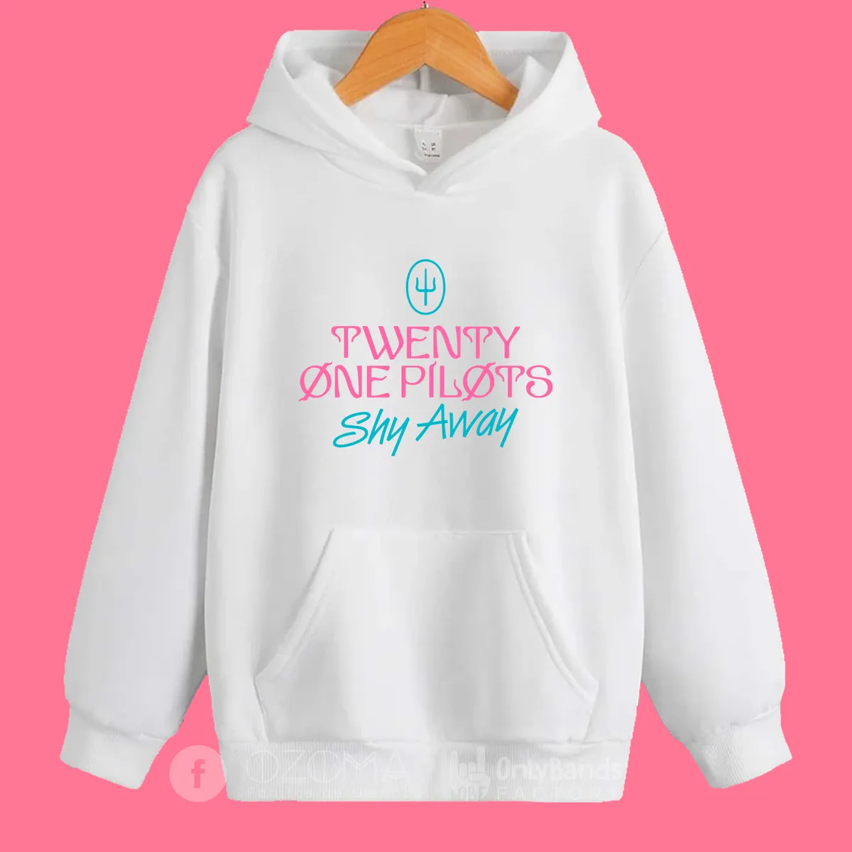 Sudadera Twenty One Pilots Shy Away Logo Text - Modelo 22