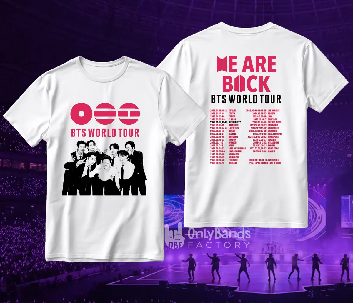 Playera BTS World Tour Group Photo - Modelo 13