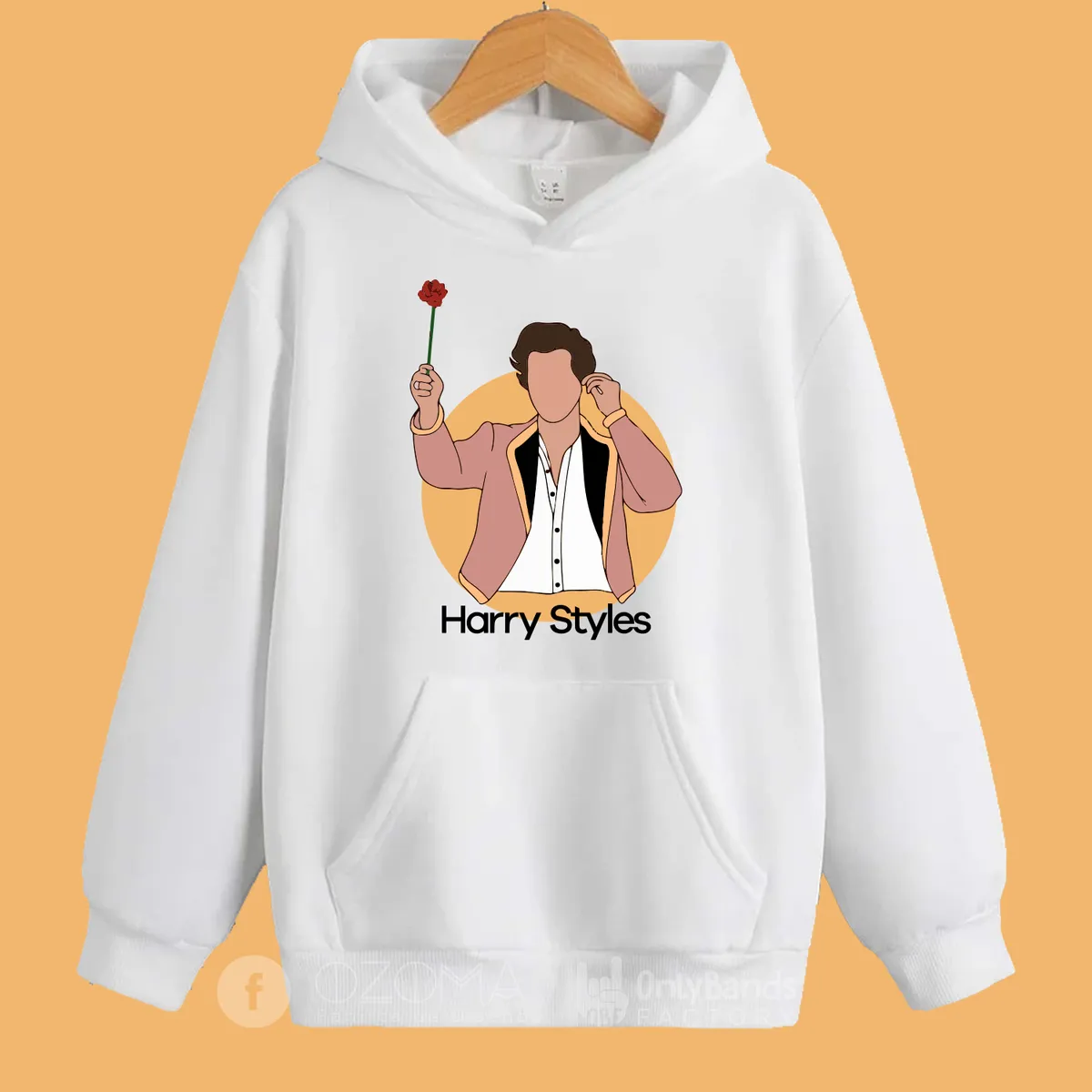 Sudadera Harry Styles Ilustración Rosa - Modelo 11
