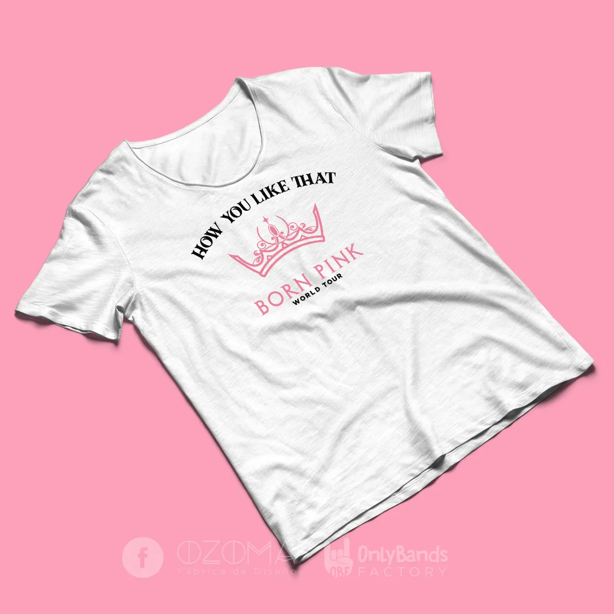 Playera Black Pink How You Like That - Modelo 5