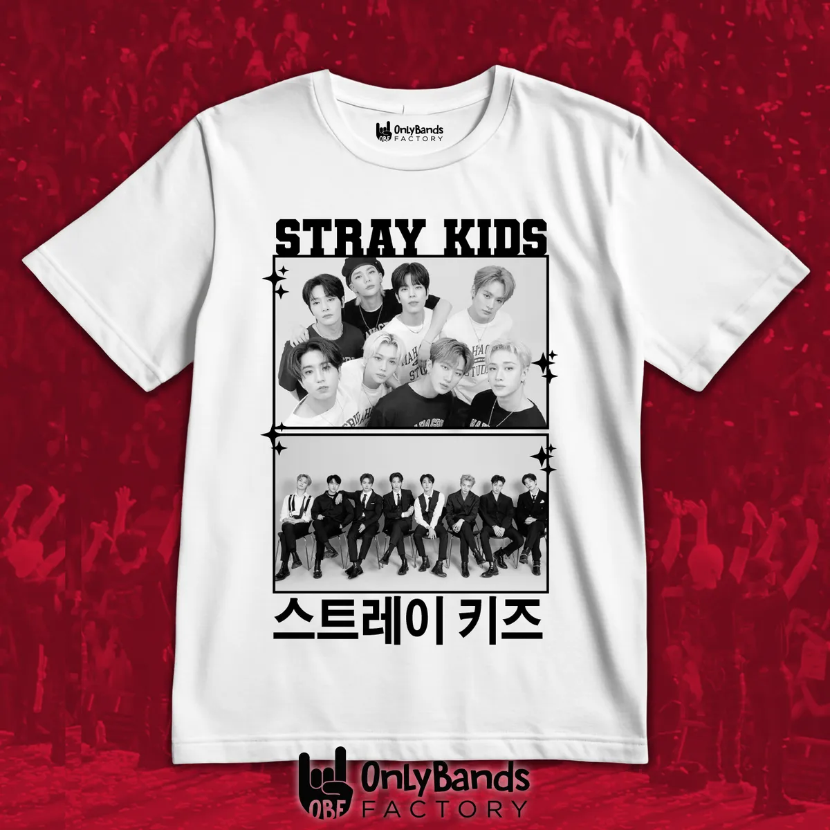 Playera Stray Kids Stray Kids Doble Foto - Modelo 9