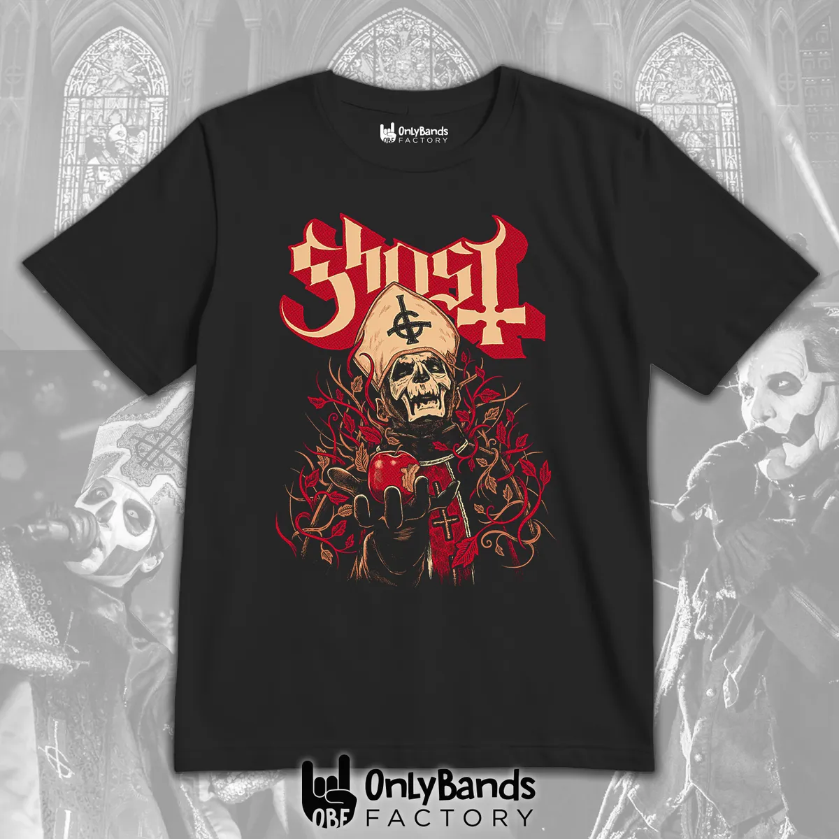 Playera Ghost Manzana - Modelo 7